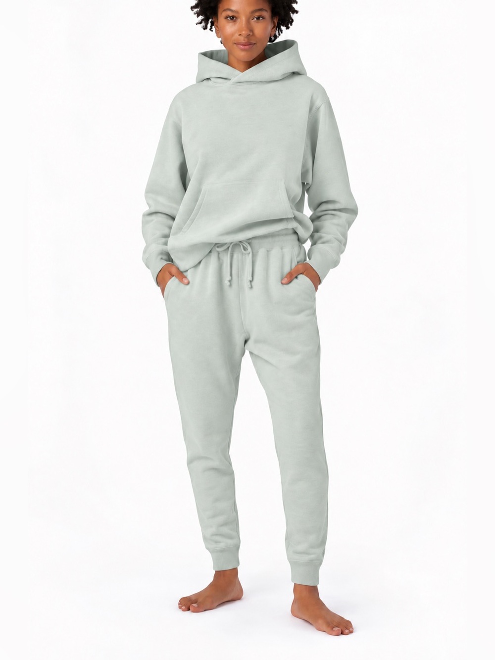 tkees $136 core joggers mint/grey